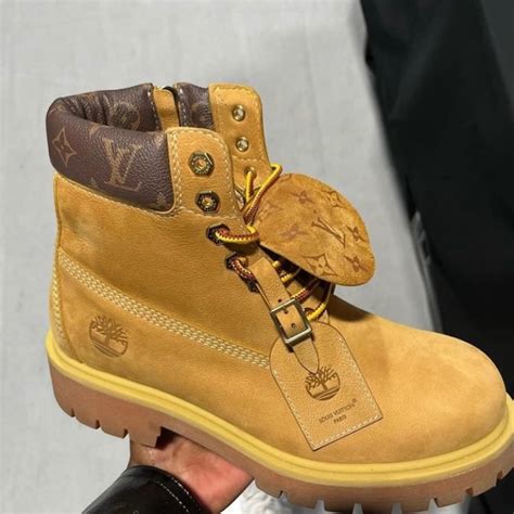 louis vuitton collab with timberland|custom lv Timberland boots.